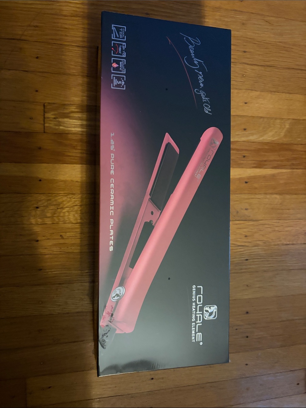 NEW LIMITED EDITION! Pink Royale 1.25" Ceramic Flat Iron by Royale